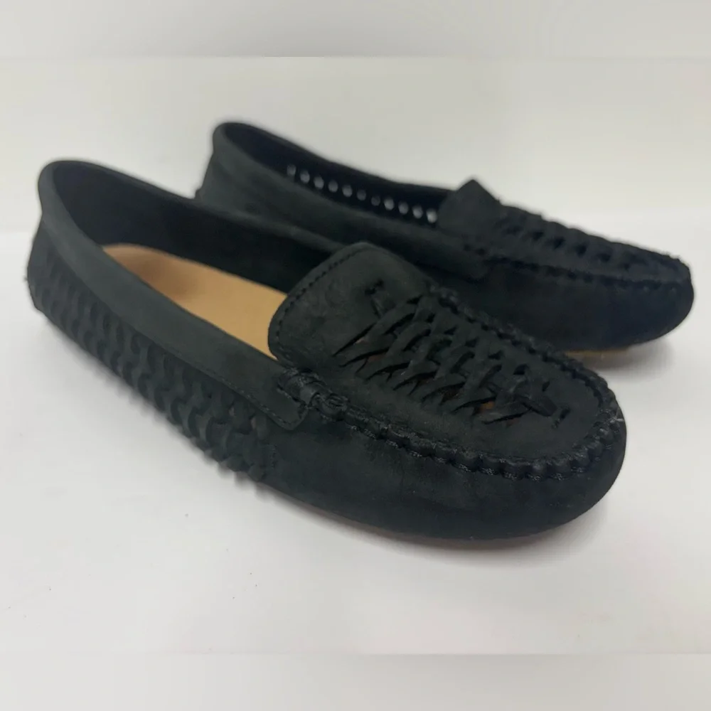 UGG Clary Black Suede Slip On Loafers Women’s Size 6